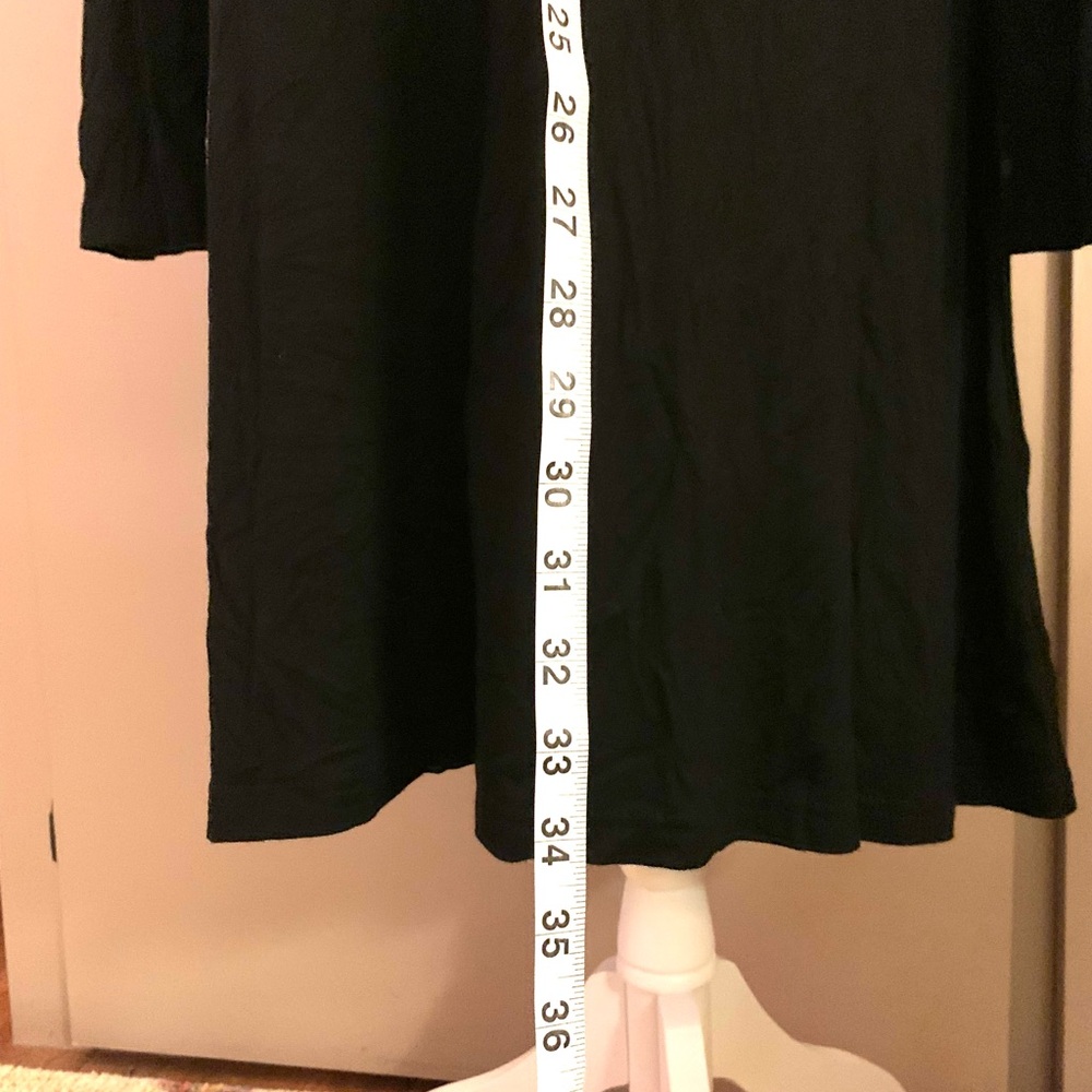 5th & Love Black Long-Sleeve Crisscross Neck A-Line Dress - Picture 4 of 6